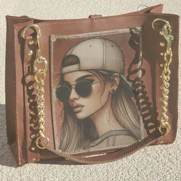 AI-Meets-Artisan Tote: One-of-a-Kind Cool - Picture 5 of 15